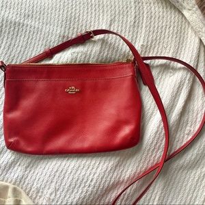 Coach pebbles journal crossbody purse